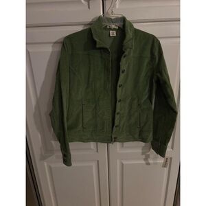 Coldwater Creek Green Button Down Shirt